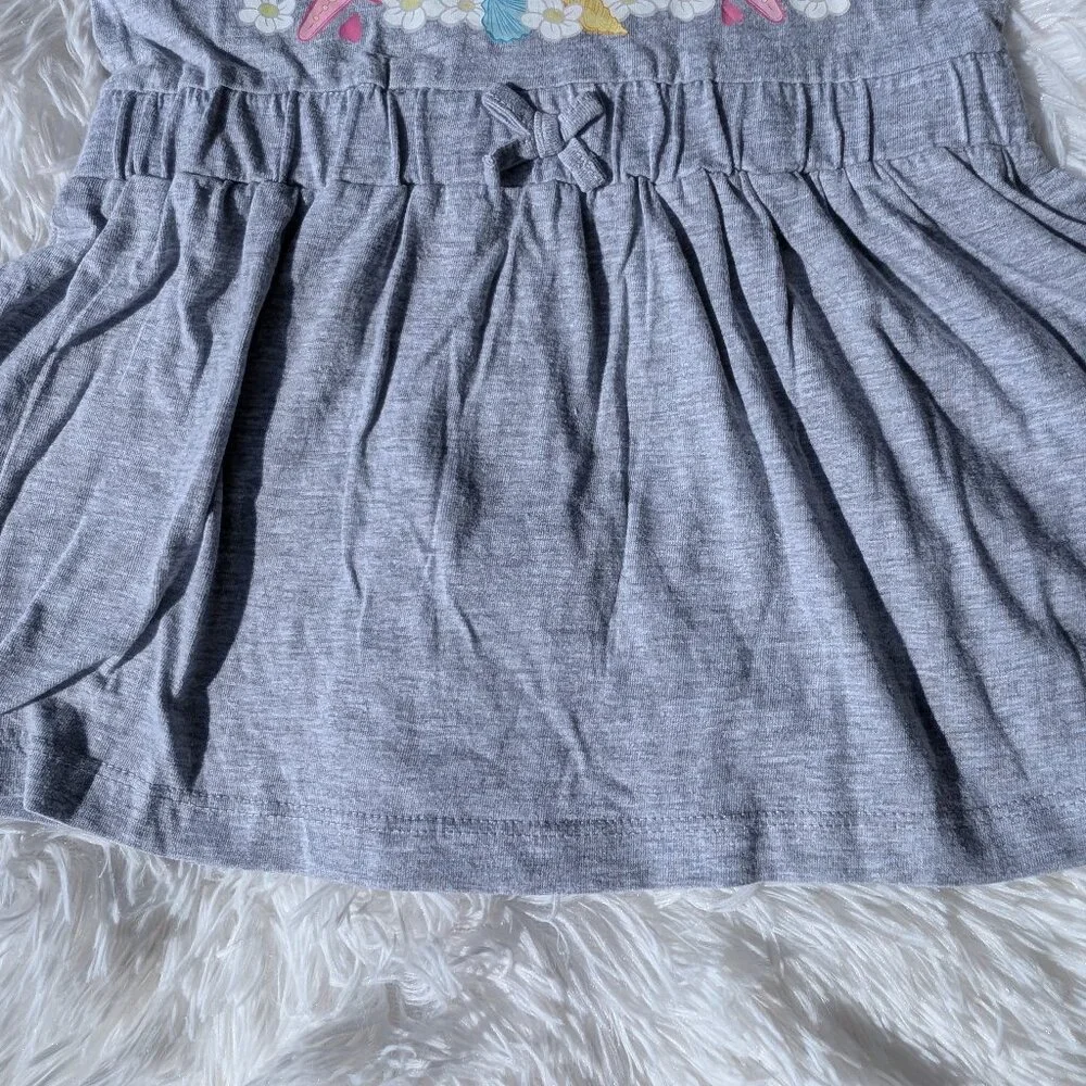 Grey Minnie Mouse Summer Dress – Girls Casual Disney Outfit 3T, 4T ,5T 7/8 - Picture 4 of 5
